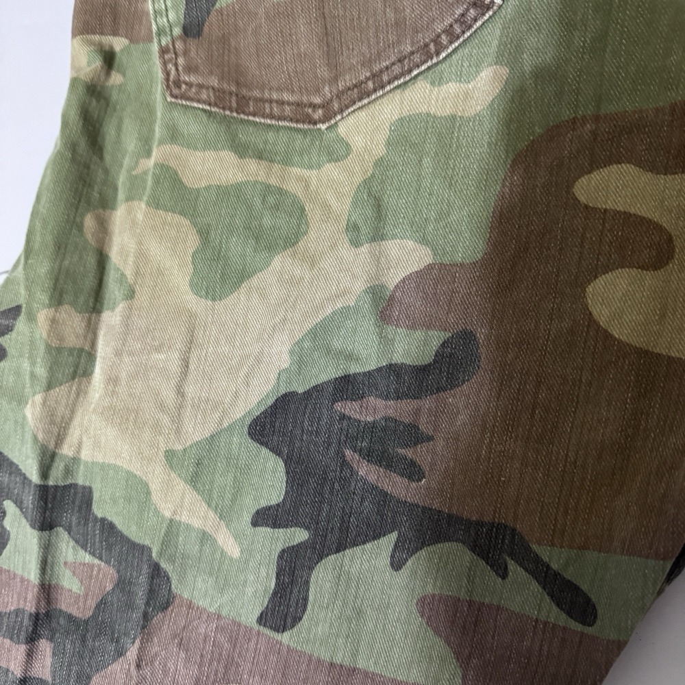 Polo Ralph Lauren Varick Slim Straight Jeans Camo Camouflage 36 32 Button Fly - Picture 10 of 14